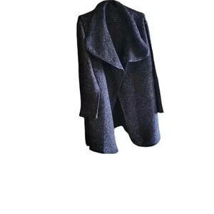 Parkhurst Tweed Knit Open  Front Jacket Sweater medium stylish